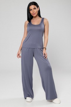 Костюм трикотажный серый с брюками Iv-capriz