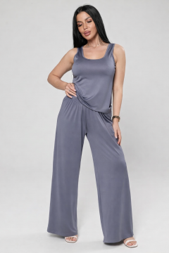 Костюм трикотажный серый с брюками Iv-capriz(фото3)