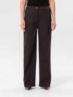 Джинсы прямые в цвете чёрный кофе Priz(фото3)