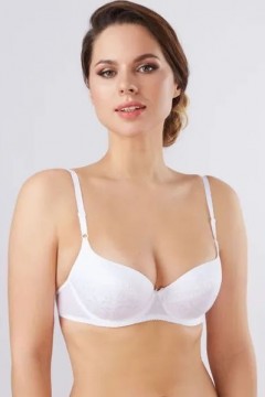 Бюстгальтер комфортный белый Aveline