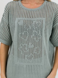 Блуза вязаная с короткими рукавами Priz(фото4)