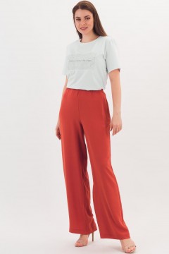 Брюки-палаццо красные Braslava