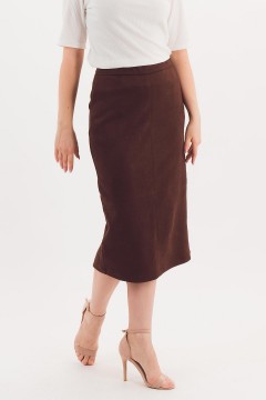 Юбка-карандаш коричневая Braslava(фото2)