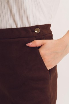 Юбка-карандаш коричневая Braslava(фото3)