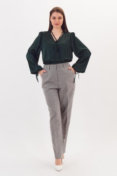 Блузка зелёная с длинными рукавами Braslava(фото2)