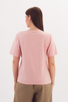 Футболка трикотажная светло-персиковая Braslava(фото4)