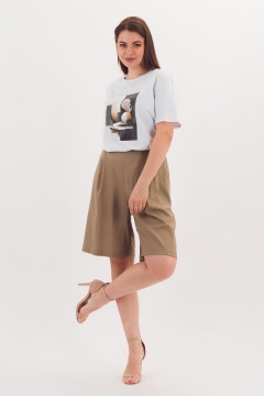 Футболка трикотажная белого цвета Braslava(фото2)