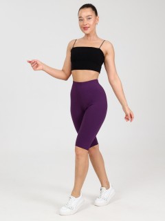 Велосипедки трикотажные в цвете баклажан Iv-capriz(фото5)