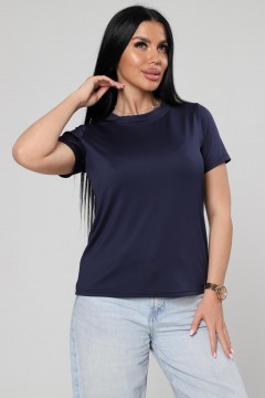 Футболка трикотажная тёмно-синего цвета Iv-capriz