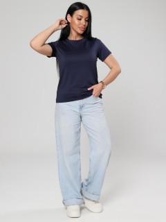 Футболка трикотажная тёмно-синего цвета Iv-capriz(фото6)