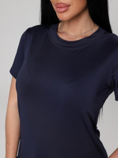 Футболка трикотажная тёмно-синего цвета Iv-capriz(фото4)