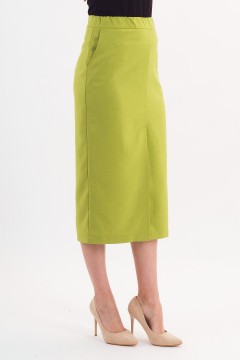 Юбка удлинённая светло-зелёного цвета Braslava(фото4)