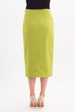 Юбка удлинённая светло-зелёного цвета Braslava(фото5)