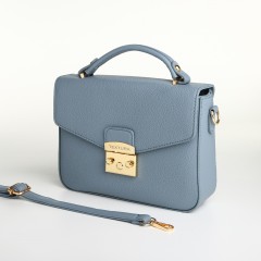 Сумка женская-мессенджер голубого цвета Textura(фото6)