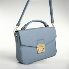 Сумка женская-мессенджер голубого цвета Textura(фото4)