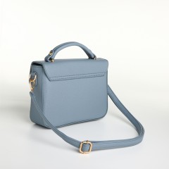 Сумка женская-мессенджер голубого цвета Textura(фото8)