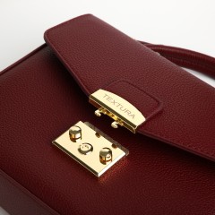 Сумка женская-мессенджер бордового цвета Textura(фото5)