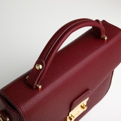 Сумка женская-мессенджер бордового цвета Textura(фото6)