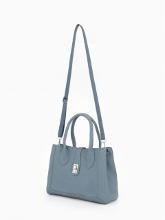 Сумка женская тоут синяя на молнии Textura(фото3)