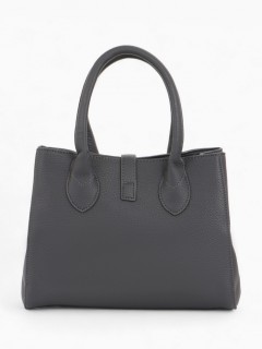 Сумка женская тоут тёмно-серая на молнии Textura(фото7)