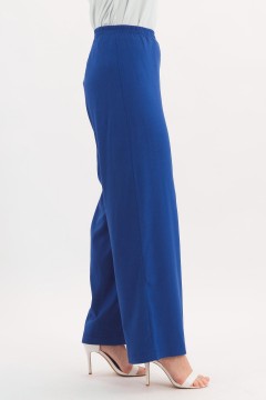 Брюки-палаццо ярко-синего цвета Braslava(фото3)
