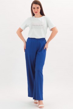 Брюки-палаццо ярко-синего цвета Braslava
