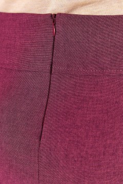 Юбка-карандаш брусничного цвета Braslava(фото6)