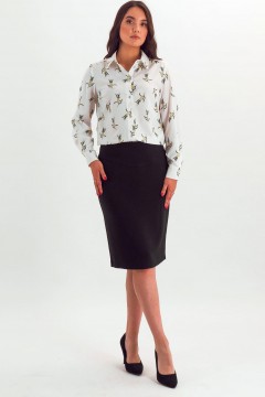 Юбка-карандаш чёрная Braslava