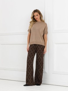 Джемпер вязаный бежевого цвета Priz(фото2)