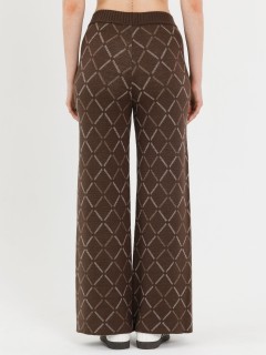 Брюки вязаные коричневого цвета  Priz(фото5)