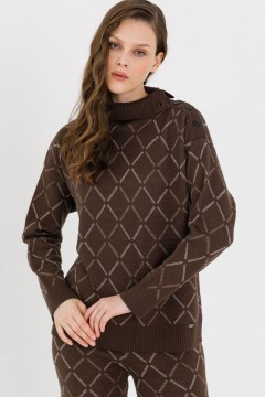 Джемпер вязаный с длинными рукавами Priz