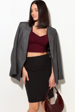 Юбка-карандаш чёрного цвета Braslava