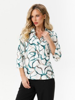 Блузка поло с рукавами три четверти Diolche(фото2)