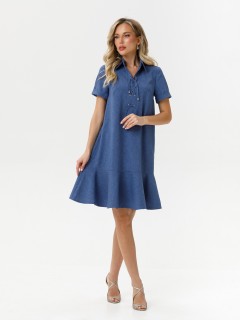 Платье-трапеция с поясом Diolche(фото4)