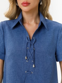 Платье-трапеция с поясом Diolche(фото5)