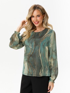 Блузка шифоновая с принтом Diolche(фото2)