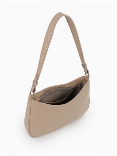 Сумка женская багет на молнии бежевого цвета Textura(фото6)