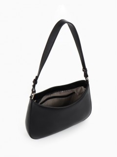 Сумка женская багет на молнии чёрного цвета Textura(фото4)