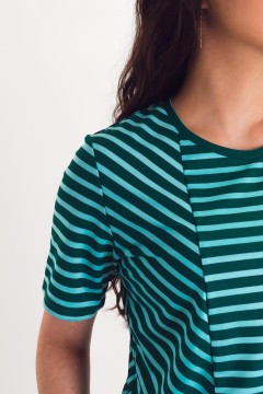 Футболка трикотажная в полоску Braslava(фото4)