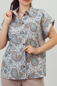 Рубашка лёгкая с коротким рукавом Braslava(фото3)