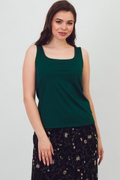 Майка зелёная из трикотажа Braslava