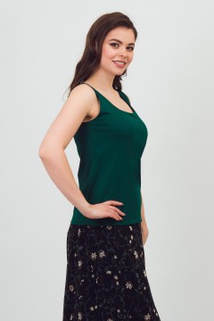 Майка зелёная из трикотажа Braslava(фото3)