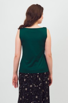 Майка зелёная из трикотажа Braslava(фото4)