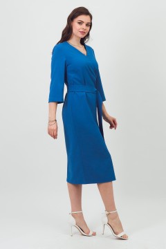 Платье синее с поясом Braslava(фото2)