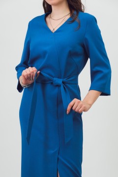 Платье синее с поясом Braslava(фото3)