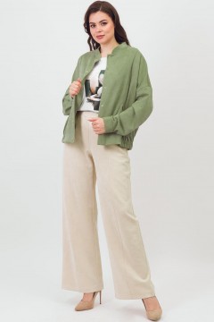 Брюки-палаццо молочного цвета Braslava