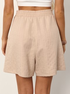 Шорты бежевые в полоску Jetty(фото9)