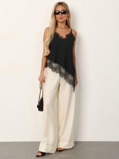 Топ чёрный в бельевом стиле Jetty(фото9)