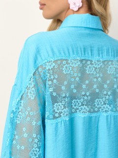 Рубашка голубая с длинными рукавами Jetty(фото11)