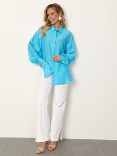 Рубашка голубая с длинными рукавами Jetty(фото12)